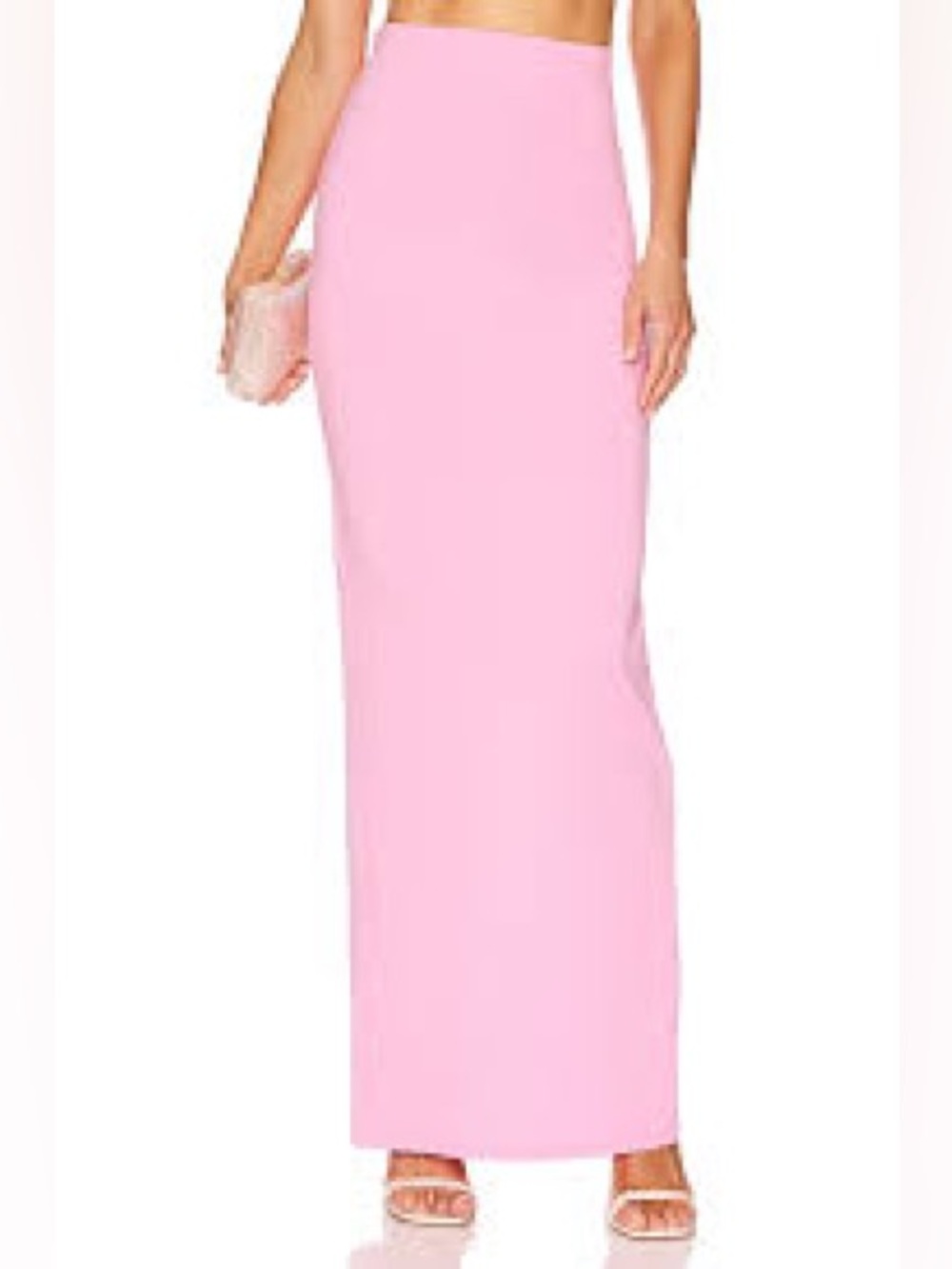 Camila Coelho Belle Maxi Skirt in Baby Pink Size Small